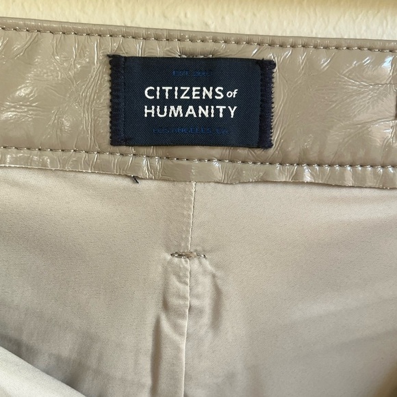 Citizens of Humanity's high-waisted Isola pants NEW Retail $448 patent leather - Picture 8 of 12